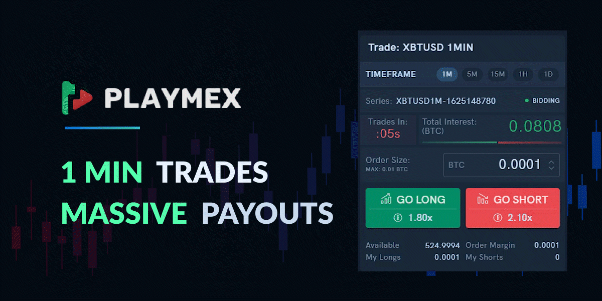 Trade Crypto Markets in 60 Second Rounds for Huge Pari-mutuel Payouts!